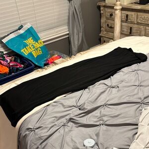 Black Maxi Skirt - Classic Solid Black